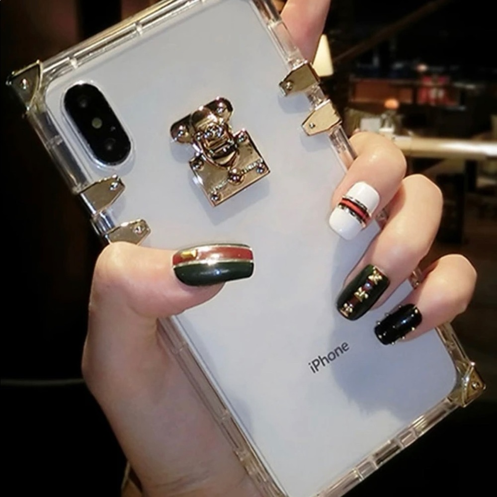 Gold clear iPhone 13 new case